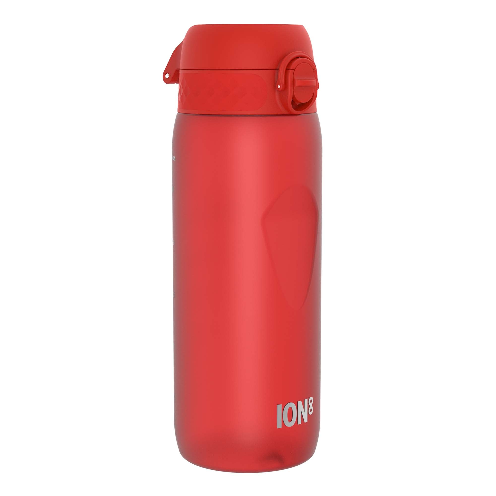 Ion8 Borraccia a Prova di Perdite, 750ml, Sportiva, Facile da Aprire, Serratura Sicura, Maniglia per il Trasporto, Lavabile in Lavastoviglie, Senza BPA, Agarre Contorneado, Rosso