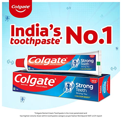 Image of Colgate Strong Teeth Cavity Protection Toothpaste, 500gm and Colgate Slim Soft Turmeric Toothbrush and Slim Soft Himalayan Salt Toothbrush (Pack of 6)