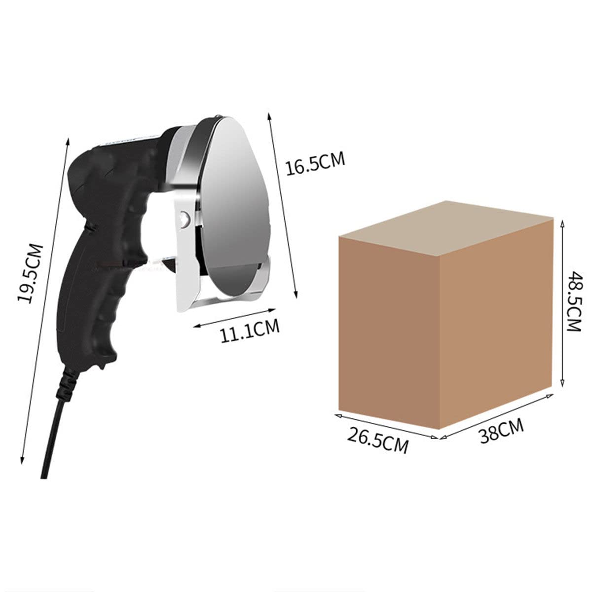 Cortadora Eléctrica Kebab Cuchillo de Barbacoa,Cuchillo Eléctrico for Kebab,Mano Kebab Cutter Cuchillo de Trinchar Eléctrico,Cortador De Kebab Eléctrico con Corte De 2 Cuchillas
