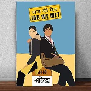 Good Hope Jab We Met Movie Pop Art Poster (12x18 inch) For Room Office wall decor Home Decor Bedroom Living Room gift Wallpaper sticker Hostel boys Girls