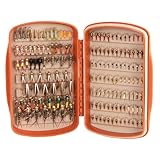 fishpond Tacky Pescador Fly Box - Small - Burnt Orange | Small Fly Boxes for Fly Fishing | Waterproof Silicone Slit