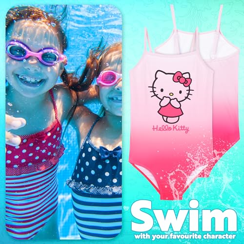Hello Kitty Anime Girls Bathing Suit Kawaii Swimwear Stretchy Swimsuit for Beach Pool3