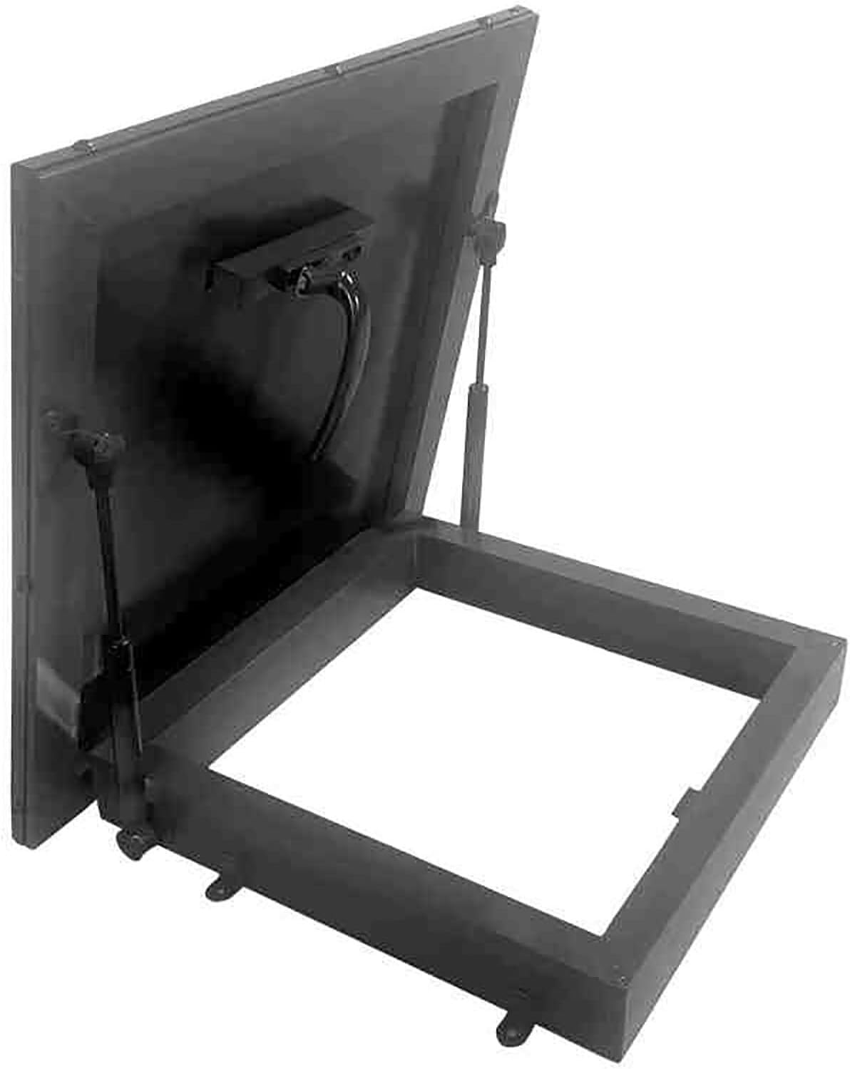 VUIKLCty Roof Skylight Rainproof Window, Attic Skylight Cover With Gas Impact Pillar; Basement Exit Cover(95 * 95cm)