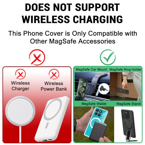 Image of TheGiftKart Hybrid Shockproof Back Cover Case for Motorola Moto G67 Power / G57 Power 5G Compatible with MagSafe | Hard Back Cover Case (PC & TPU, Translucent Smoke Matte Back, Black Sides)