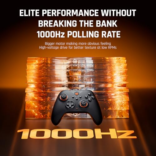 Image of BIGBIG WON Wireless Controllers, Gale Hall PC Controllers Motion Control, Hall Joysticks&Triggers, PC App Game Controllers for Switch /Switch2 /iOS /Android Wireless Gaming Controller