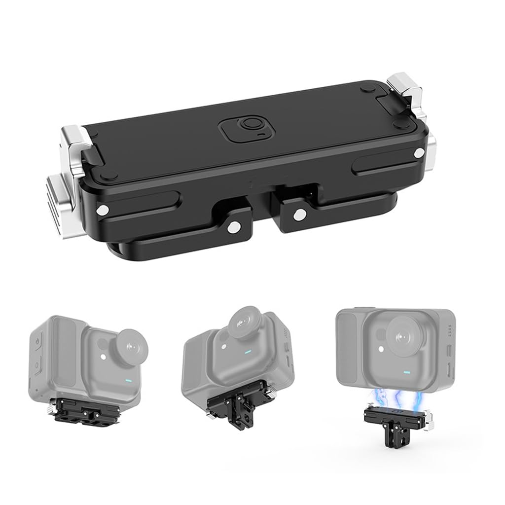 Adattatore magnetico per treppiedi a vite da 1/4", installazione rapida e stoccaggio compatto