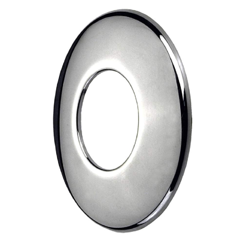 2 Rosette Piatte Cromate 20/27 - Diametro 55 Mm, Per Rubinetti E Tubi, Finitura Elegante E Funzionale - Foto 11