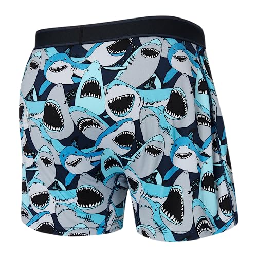 SAXX Underwear Co. Men's Underwear with Pouch Daytripper Boxer Short Fly2