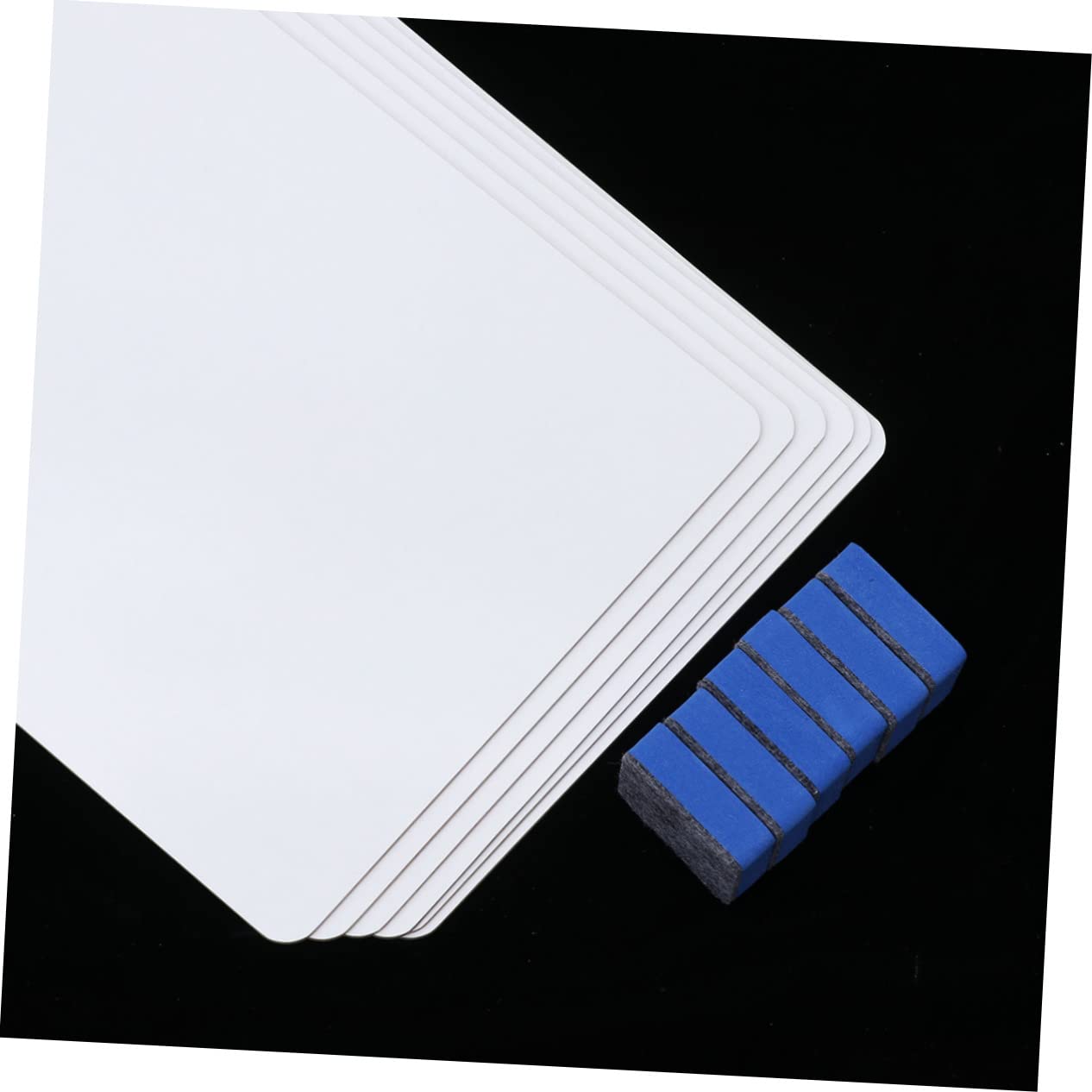 Mini Tableau Blanc Portable Effaçable 6 Pièces pour Bureau