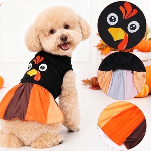 Disfraz de Pavo para Perro X-Small 2 Pack miniatura 3