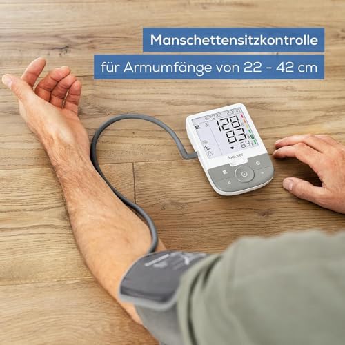 Beurer BM 53 Oberarm-Blutdruckmessgerät, made in Europe,klinisch validiert, AFib-Erkennung zur...