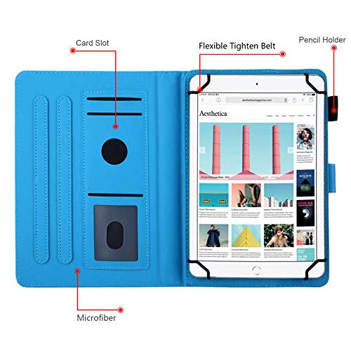 Dteck Universal Case For Most 9.6"-10.5" Tablets - Fold Stand Case For 10 10.1 10.4 Inch Android Tablet/Lenovo Tab 10" 10.1 10.3 /Magch T10 10.1 Inch/Galaxy Tab 10.1 10.3 10.5 Inch (Fairy Unicorn) #TOP4