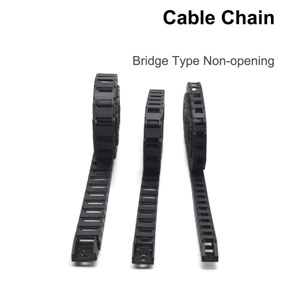 Cadena portacables, Tipo tamaños múltiples del cable de remolque transmisión sin apertura puente cadena arrastre for la máquina(75mm,15x20 mm)