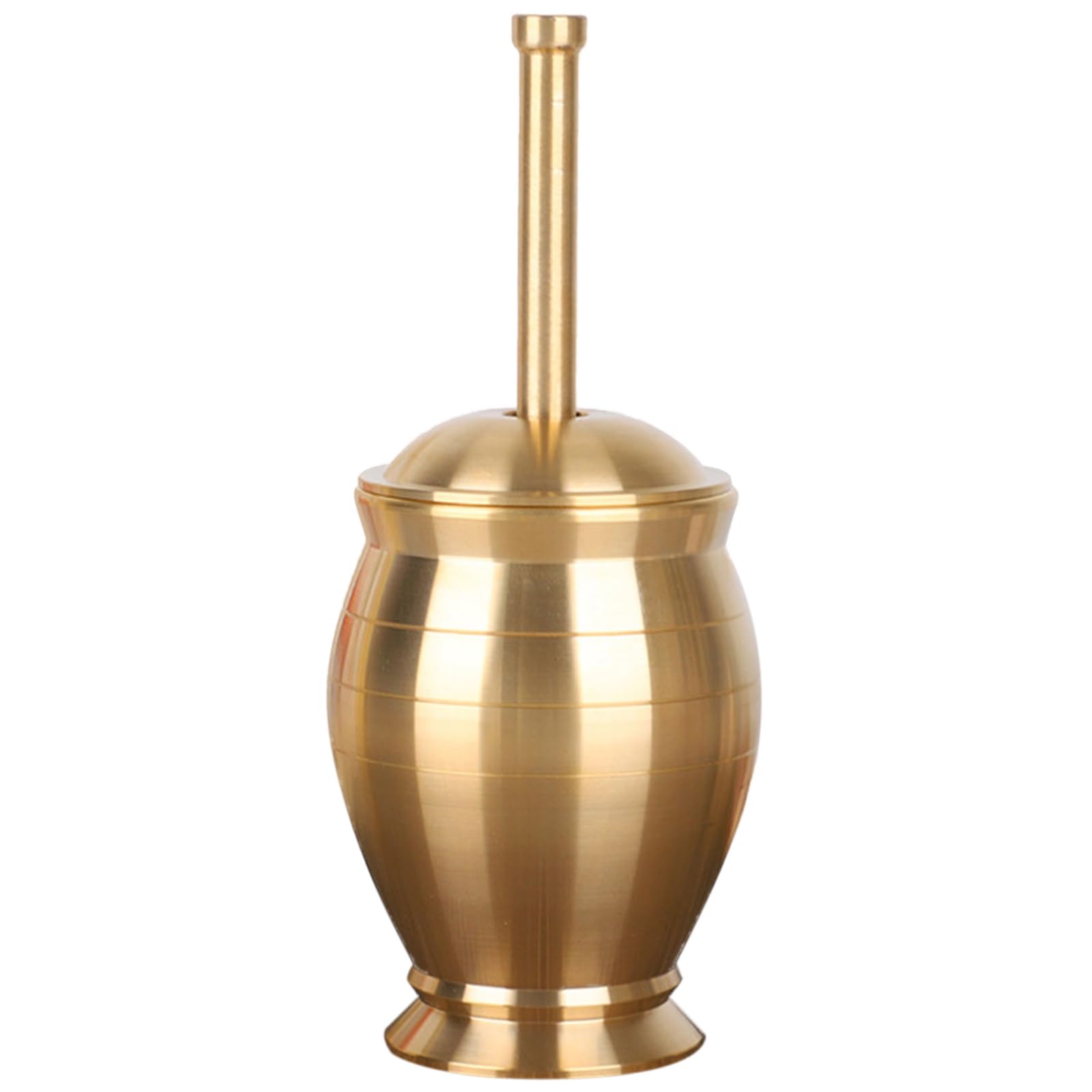 YS0911 Polishing Pure Copper Medicine Grinder Set Pedestal Bowl Gifts Kitchen Garlic Pugging Mills Manual Grinder Mortar and Pestle