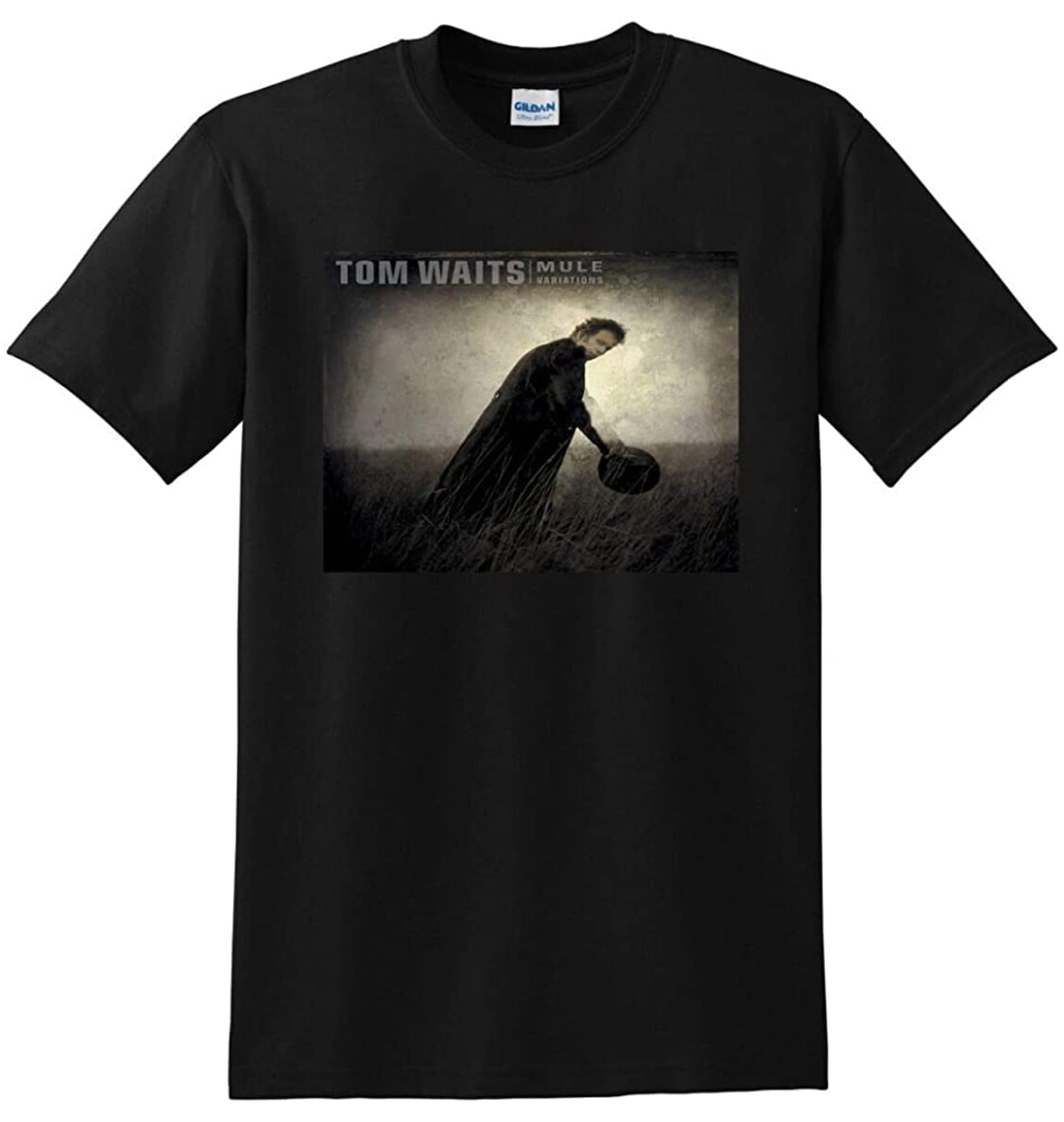 Jinhu Black Tom Waits T Shirt Mule Variations Vinyl Cd Cover Tee Medium