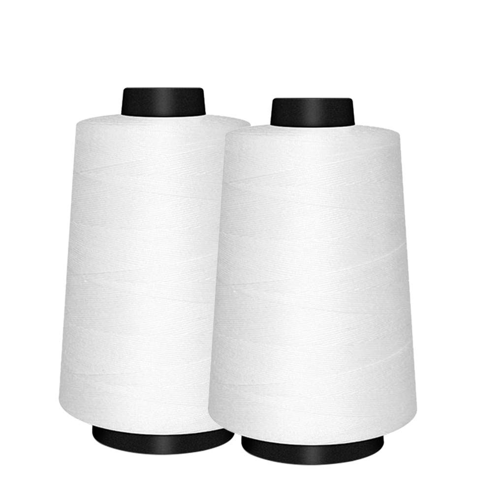 Liloee Household Color Polyester Sewing Thread Pagoda Thread 850 Yards for Sewing, Quilting, Serger Machines, Overlock, Merrow & Hand Embroidery