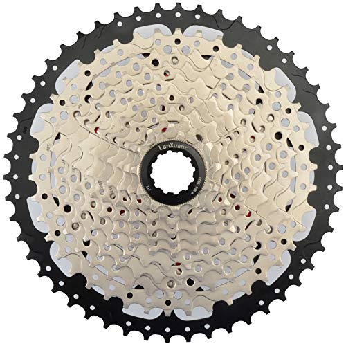 LANXUANR - Casete de Bicicleta de montaña de 11 velocidades, Apto para Bicicleta de montaña, Bicicleta de Carretera, súper Ligero (11-50T) Cover