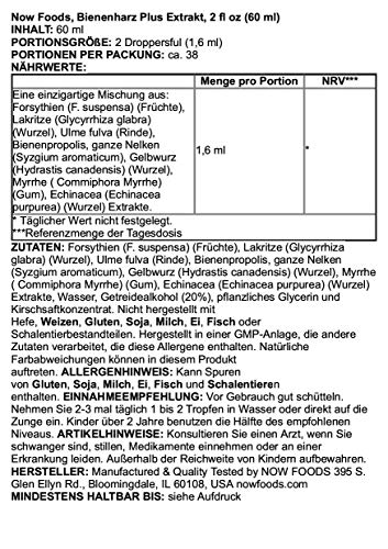 Now Supplements, Propolis Plus Extract Liquid With Dropper, Herbal Supplement, 2-Ounce #TOP4