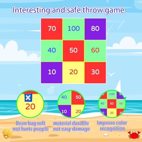 Jeu de Lancer en Toute sécurité pour Enfants, Jeu intérieur/extérieur/pelouse/Jardin - idéal pour Les Enfants et Les Adultes âgés de 3 Ans et Plus, Un Excellent Cadeau pour Les garçons et Les Filles – Image 6