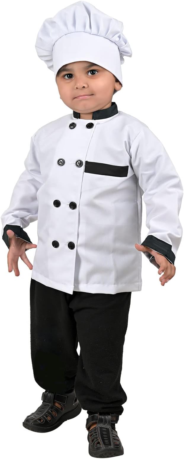 BookMyCostume Chef Professional Kids Fancy Dress Costume 6-7 years