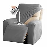 YWQJL Housse Canapé imperméable 1/2/3/4 Places Housse De Fauteuil Inclinable Housse Canapé Housse Chaise Inclinable Extensible Housse De Protection De Canapé Inclinable(E,2-Seat (6-pcs))