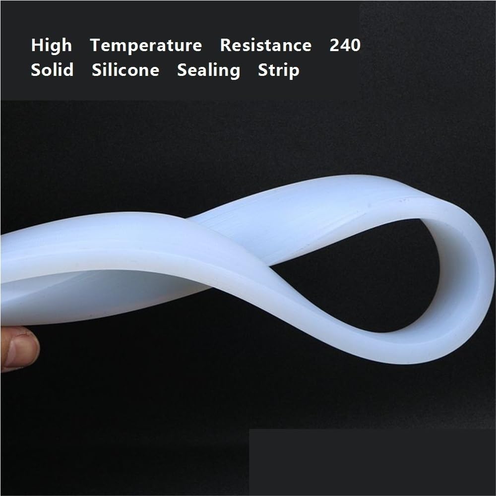 Junta de sellado de silicona Tira de cordón con cabeza cuadrada, antienvejecimiento, junta industrial gel sílice transparente, 5 m, 1, 2 y 3(30MM*3MM*3.0M)