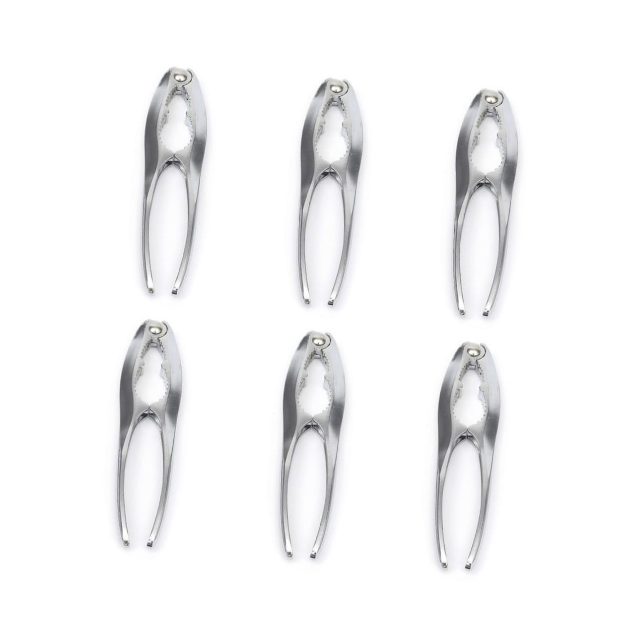 ERINGOGO Set Attrezzi per Frutti di Mare 12 Pezzi in Nylon Argento