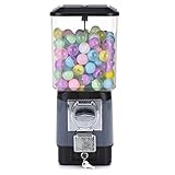 Coin Operated Vending Machine for Toys,Candy Vending Machines,Coin Operated Gumball Bank（Excluding balls and coins),for Kids Entertainment Arcades Cafeterias Amusement Parks & Malls(1)