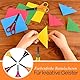 Kinderschere 5 Stück | Schere mit integrierter 5 cm Lineal | Bastelschere 11 cm ideal für Kinderhände | Sicherheit durch abgerundete Spitze | 1. Klasse Schulschere