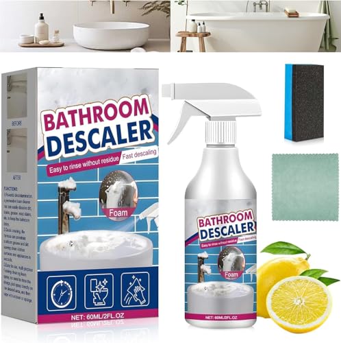 Reiniger für Hartnäckige Flecken Stubborn Stains Cleaner Fleckenentferner für Hartnäckige Flecken Bathroom Descaler Schaum Badezimmer Reiniger Multifunktional Duschkabinenreiniger