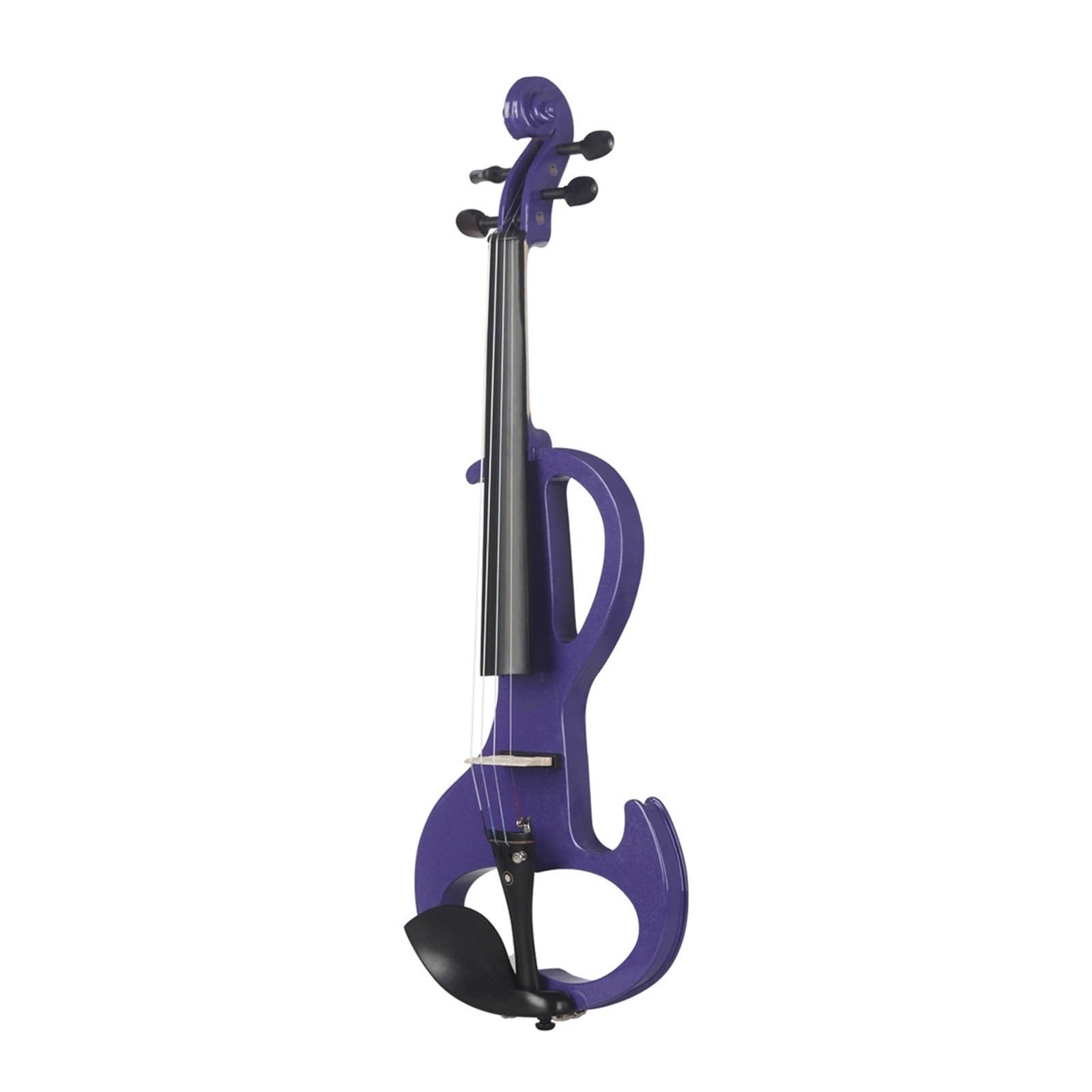 Violino Set Violino Elettronico 4/4 per Principianti Adulti per Suonare Strumenti A Corda Opzionali Violino Elettronico (Color : Purple)