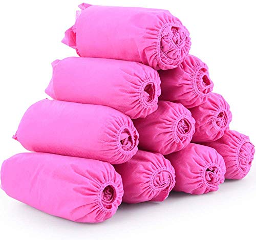 Nuwbay 100 pack(50 pairs) disposable shoe & boot covers for c…