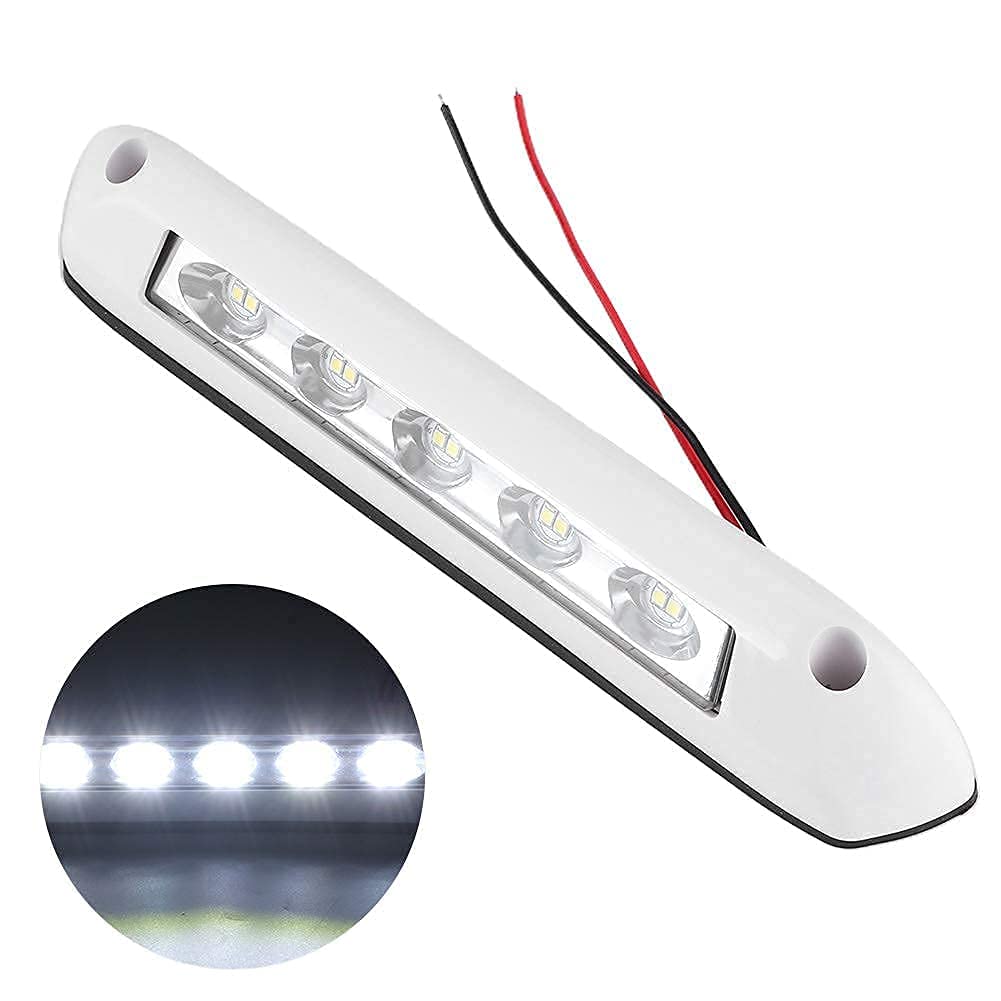Luce Esterna Per Luce Esterna Per Led Light Rv, 12v/24v Rv Led Light Universal 8w Waterproof Awning Porch Lamp Bar Motorhome Outdoor Lighting Rv Interior Automotive Replacement