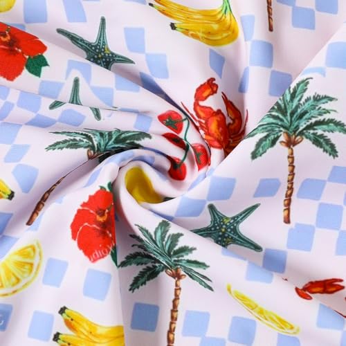 Image of Girls One Piece Swimsuit, Quick Dry Cute Bathing Suit for Kids, Comfortable Swimwear for Beach for 5-12 Years
