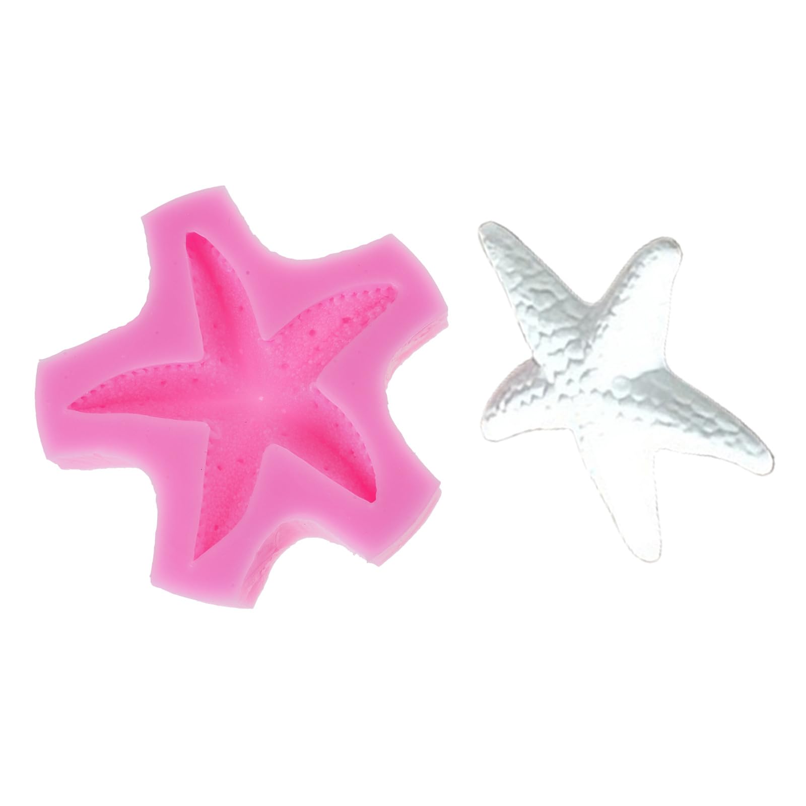 Yhplxyuus Star Fish Silicone Molds for Soap Home Decoration Epoxy Resin Silicone Molds for Art Craft Star Fish Mold