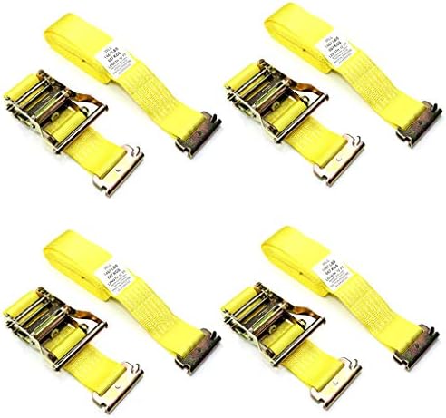 DC Cargo Mall E Track Ratchet Straps Cargo Tie-Downs, (Pack Of 2) 2 X 20 Heavy Duty - Foto 6