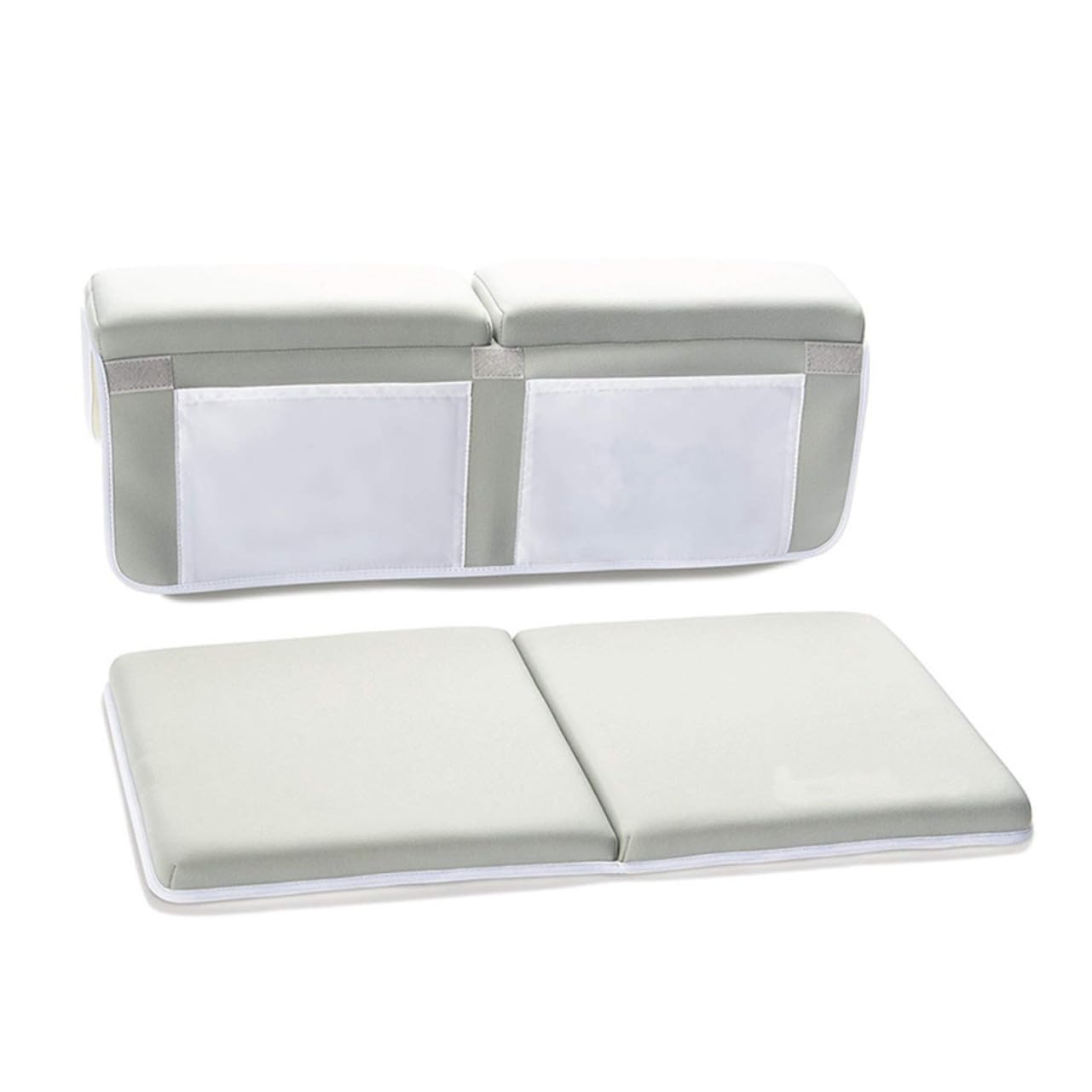 VALICLUD Almohadilla Antideslizante para Rodillas de Baño con Ventosas Bolsa Colgante Plegable para Bebés y Padres Cojín Protector para Ducha y Organización de Juguetes y Productos de Baño