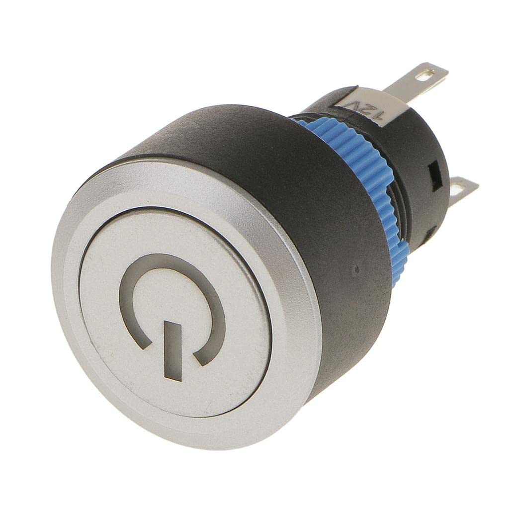 ATORSE™ Pvc Red Led Momentary 22Mm Push Button Switch 12V Spst Waterproof|Business & Industrial | Electrical & Test Equipment | Connectors Switches & Wire | Switches | Pushbutton Switches-image-21