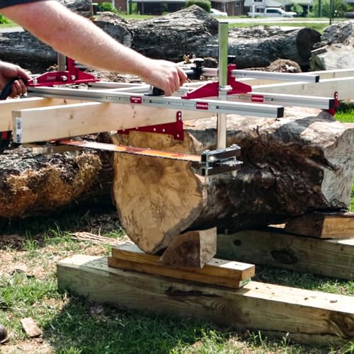 Zozen Chainsaw Mill with Lumber Guide Brackets