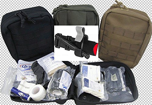First Aid Kit by Spec Operator Military IFAK and CAT Tourniquet Combination (Tan)