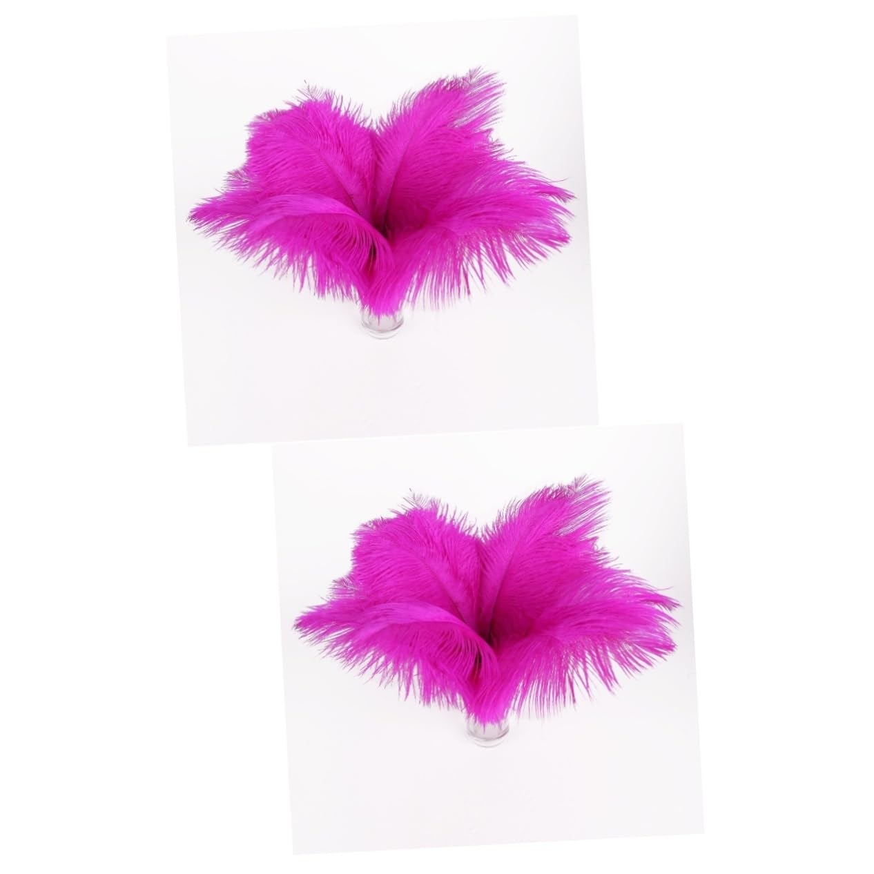 NUOBESTY 40piezas De Avestruz Rosadas Para Decoraciones De Fiestas Bodas y Manualidades