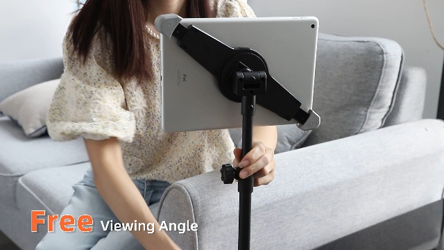 Amazon.co.jp: タブレット 三脚 スタンド フロアスタンド 床置き 固定