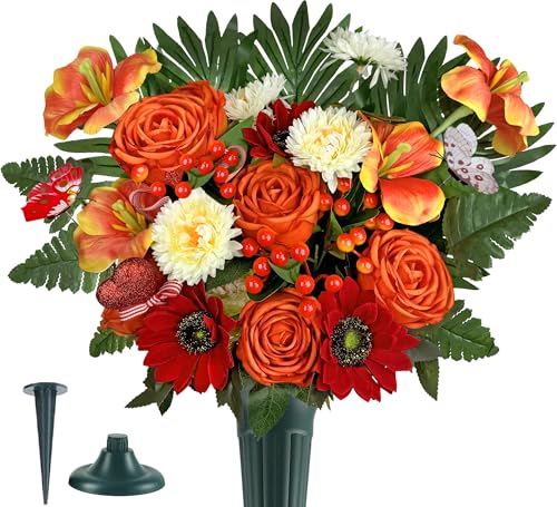 Saxili Artificial Cemetery Flowers