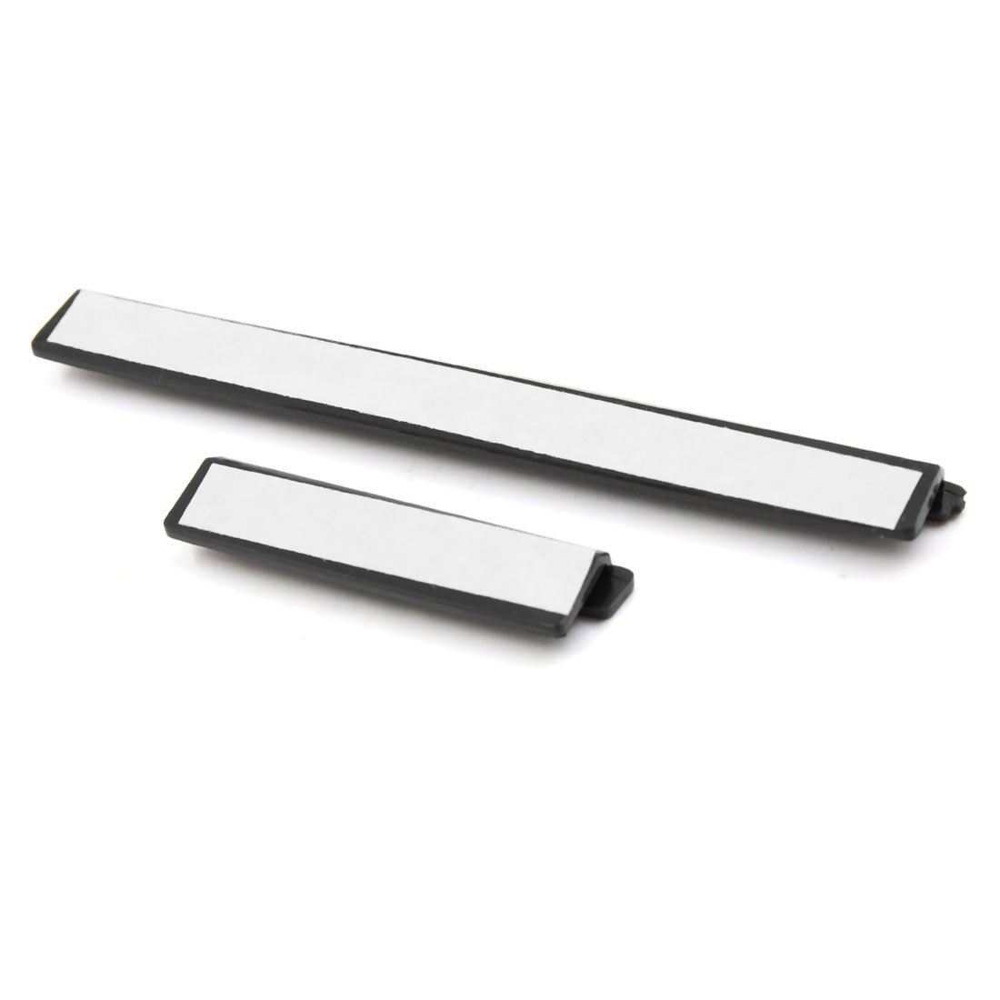 sourcingmap 8pcs Black Plastic Auto Car Body Door Side Edge Guard Protective Decor Strip, 20 x 12.5 x 3 cm - Image 3