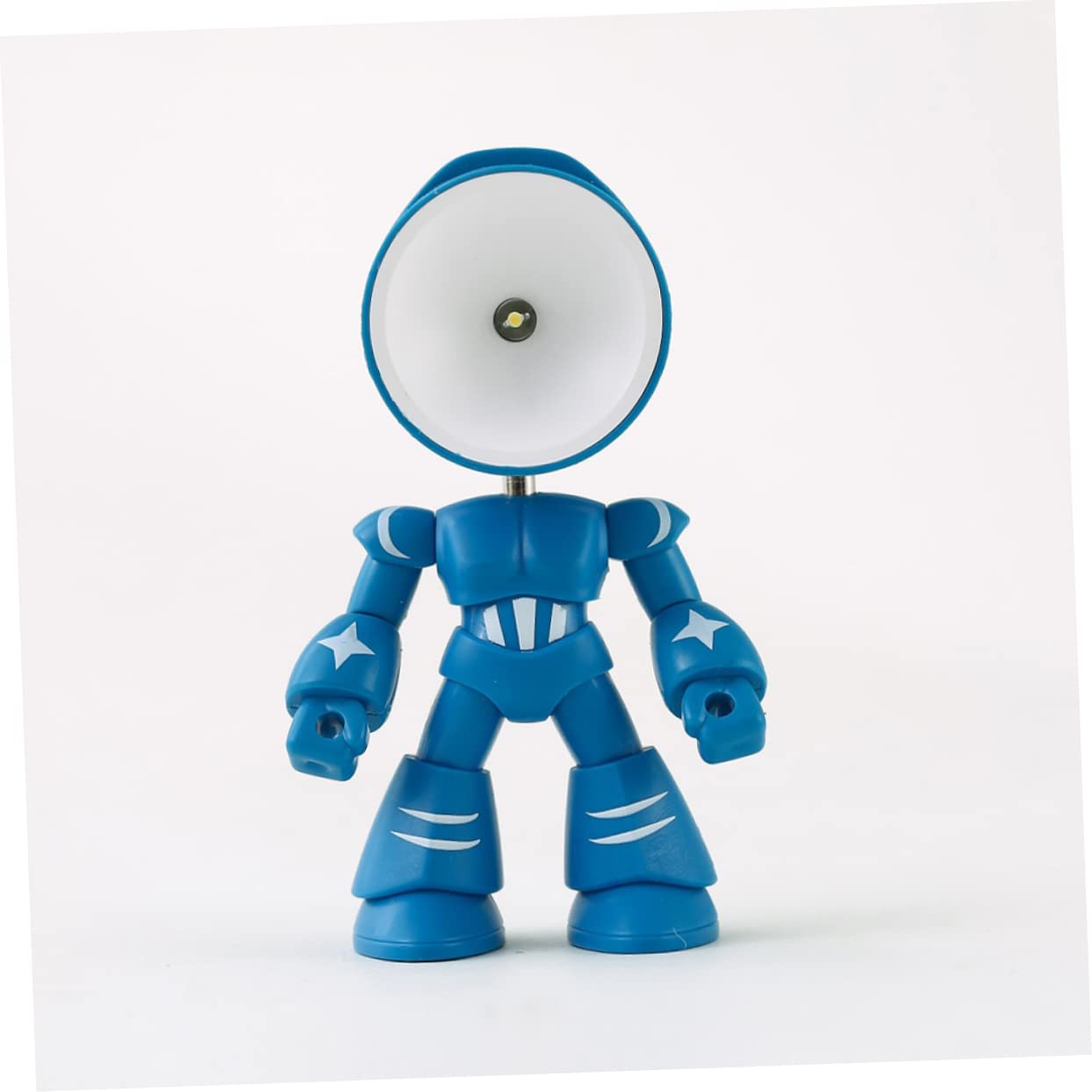 XANAYXWJ 2 szt. Robot stołowa Led Lampka nocna Robot biurkowy Mała stołowa Roboty Lampka nocna Lampka nocna Lampka nocna Lampka nocna na ół Lampka do sypialni Student Udekoruj Przycisk