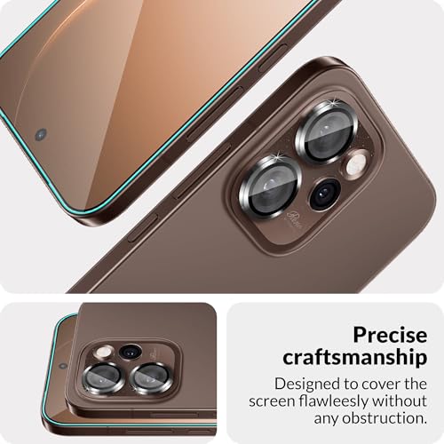 Image of ArmourPro Edge to Edge Tempered Glass for Oppo Reno 15 Pro with Black Camera Ring Guard, 9H Screen Protector, Anti-Scratch, Anti-Fingerprint, Bubble-Free Installation Kit