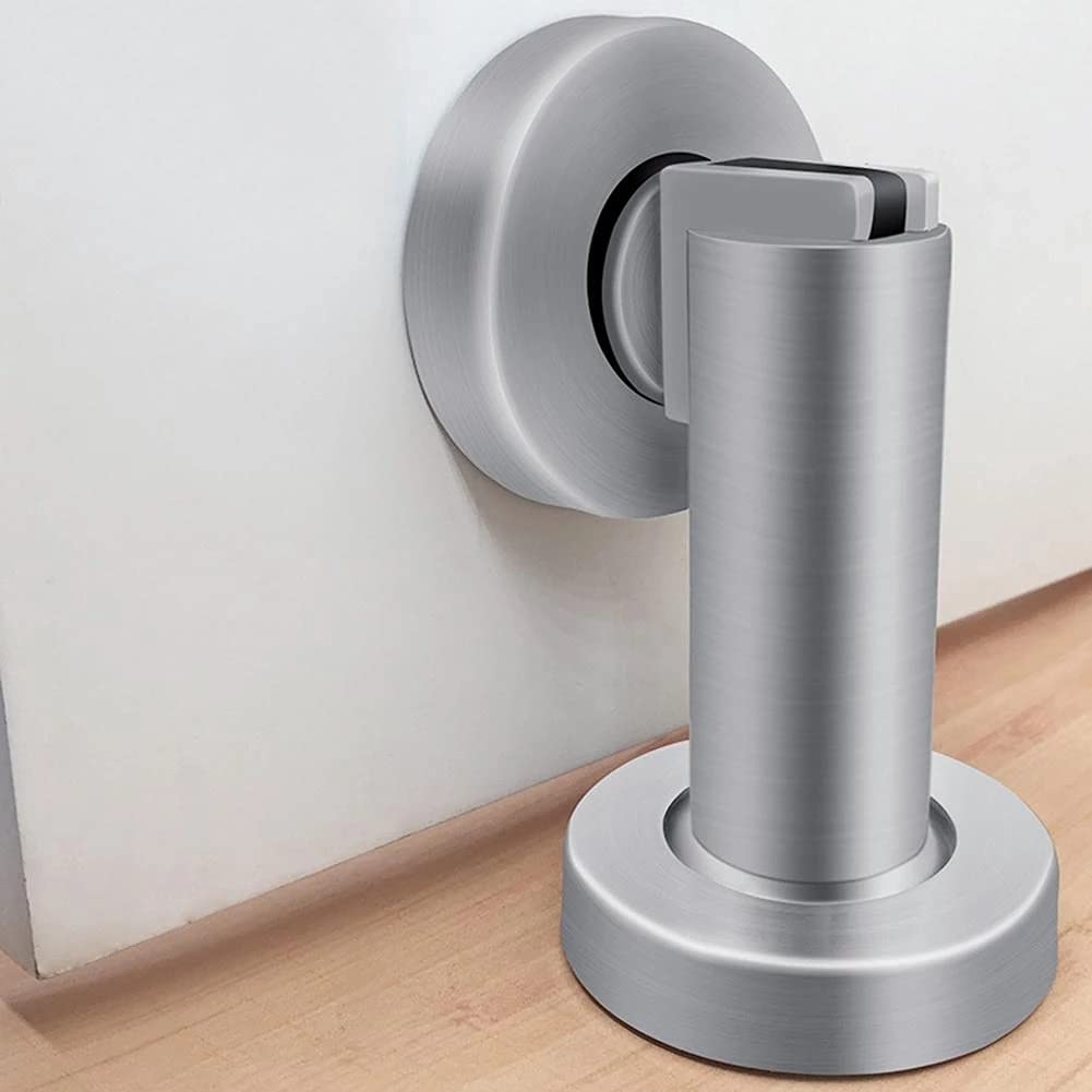 Fermaporta in acciaio inox per interni, fermaporta silenzioso