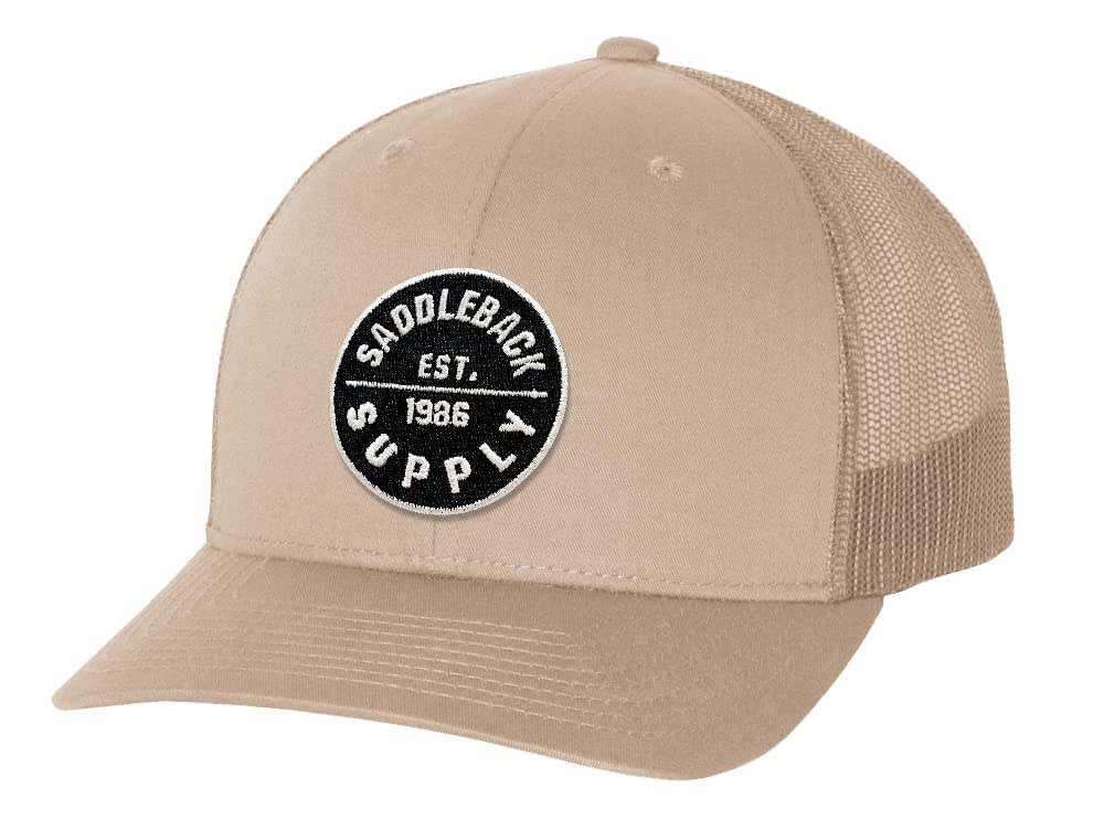 Saddleback SupplyPatch Hats-Structured Five and Six Panel Richardson 112 Premium Trucker Caps