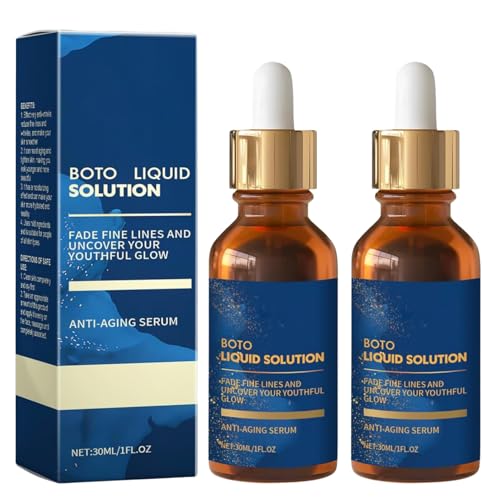 2 Stück Olavitas Serum, B-TO Serum, Anti Aging Serum Liquid das Original, Anti Falten Serum für Feuchtigkeit & straffende Hautpflege, Gesichtsserum Reduziert Falten & Verbessert Die Hautelastizität