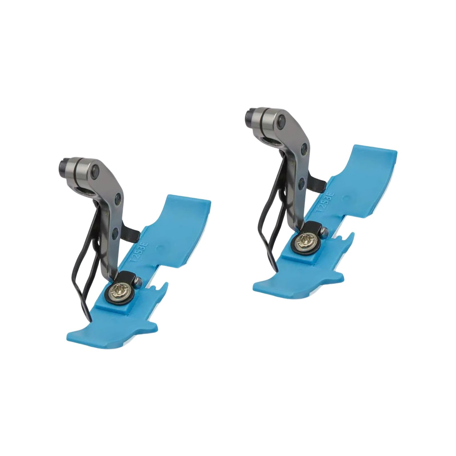 2Pcs Multipurpose Steel Metal Presser Foot with Removable Components for Sewing Craft Lockstitch Serger